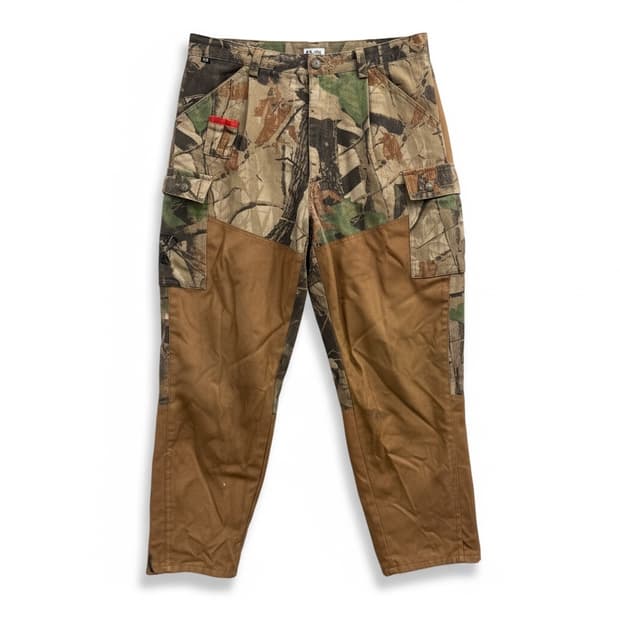 리얼트리 카모 패치워크 카고 팬츠