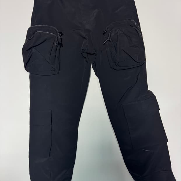희귀!! 자라ZaRa 빅 포켓 테크웨어 카고 팬츠 블랙
