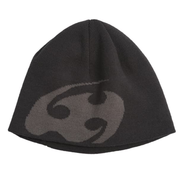 산산기어 로고 비니 차콜 24FW