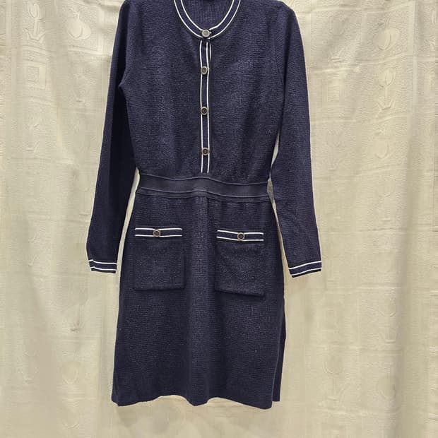 리스 REISS 네이비 니트 원피스 S