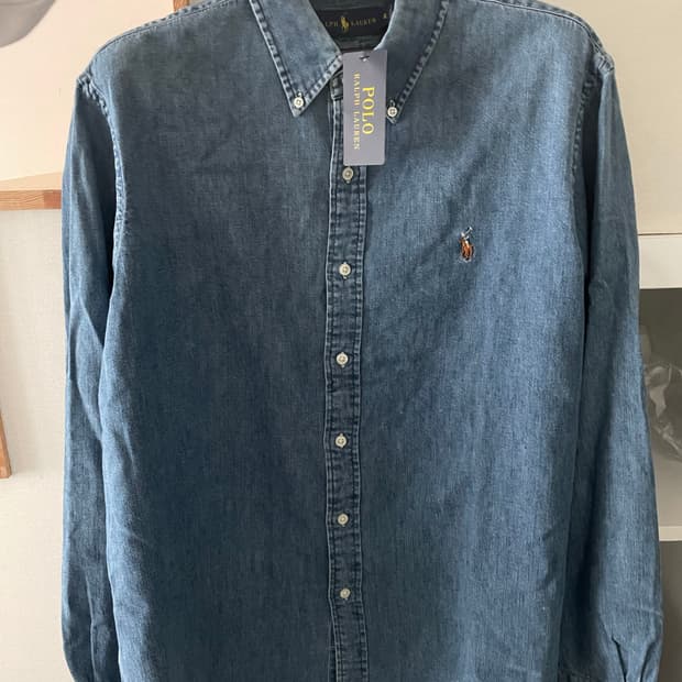 폴로 데님셔츠 xl