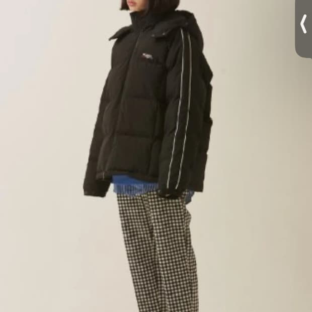 플리온 더블바인드 블랙 패딩 (남녀공용 도톰 따뜻 패딩)