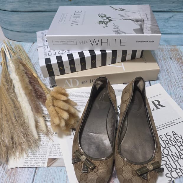 구찌 GG 캔버스 플랫슈즈 36 (230)