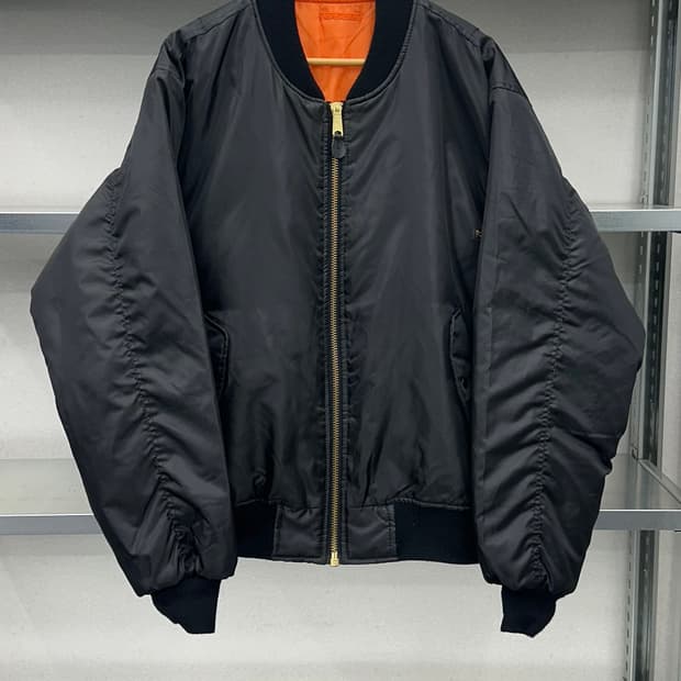 (2XL)로스코 양면 항공 점퍼-M1571