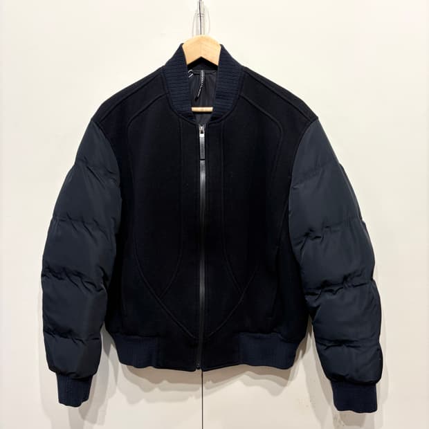 더바넷 울 캐시미어 다운 봄버 자켓