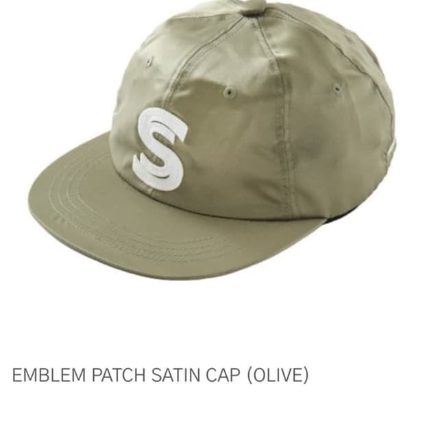 사파리스팟 EMBLEM PATCH SATIN CAP (OLIVE)