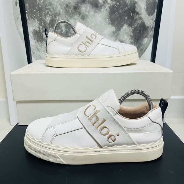 정품 37) 끌로에 로렌 밴드 스니커즈 235~240