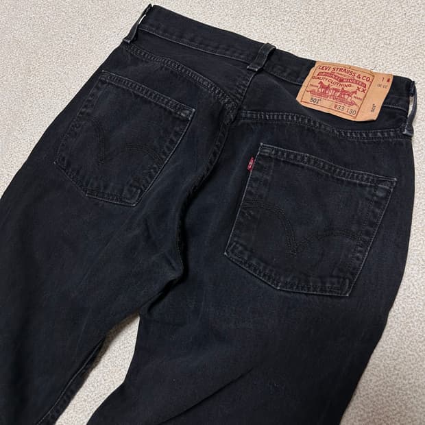 Levi’s 501 Black Denim Jeans