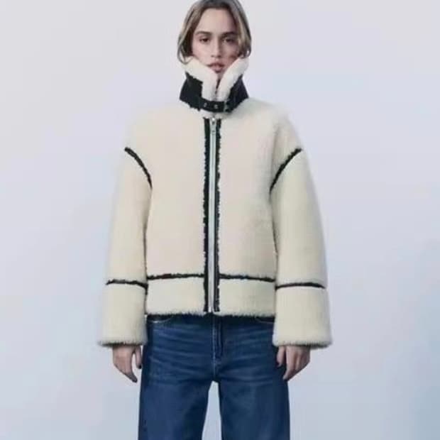 자라 뽀글이 양털 무스탕 xs