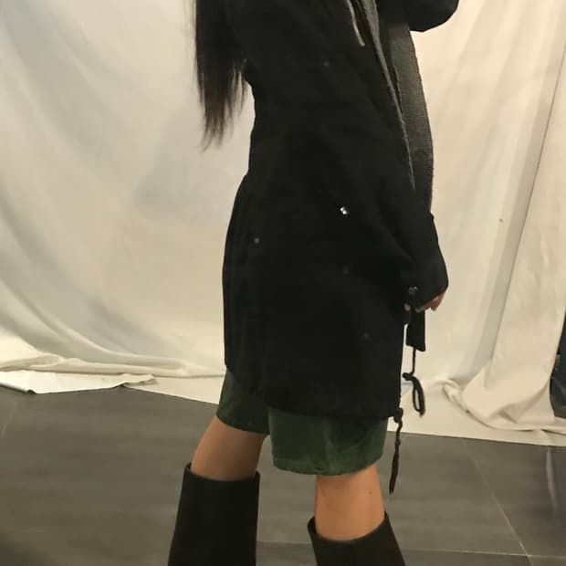 back frill military jacket