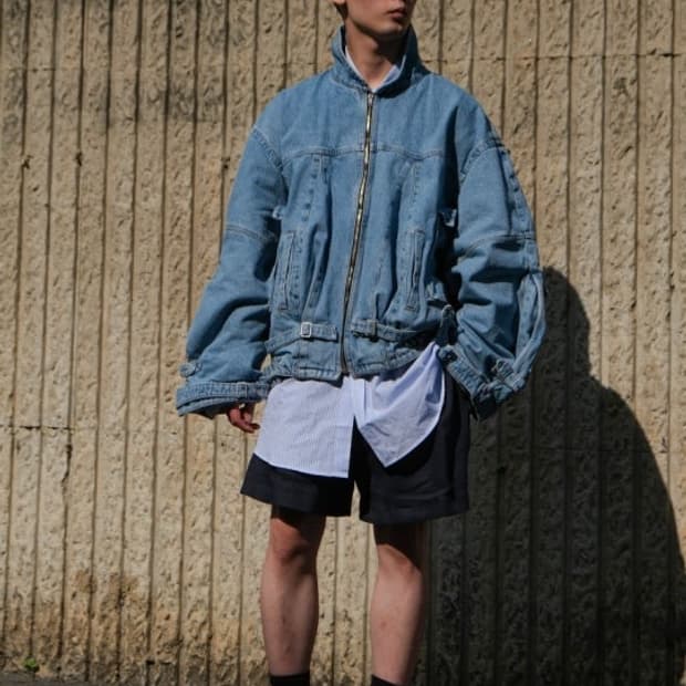 헤드메이너 23ss 오버사이즈 데님자켓
