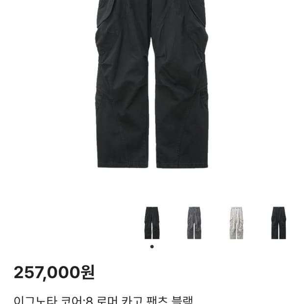 이그노타 카고 팬츠 m