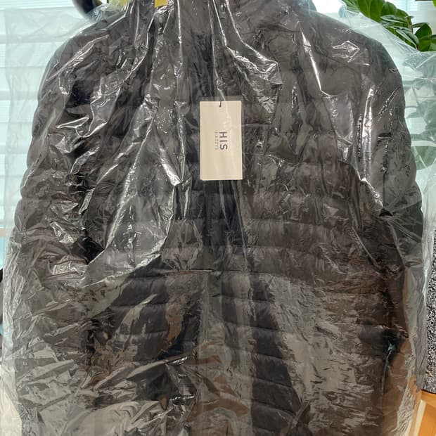 his헤지스 구스다운 경량패딩