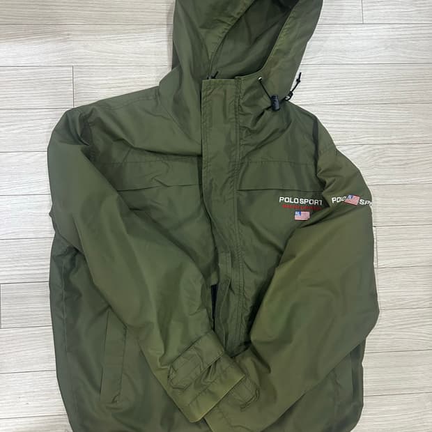 폴로 빈티지 바람막이 카키