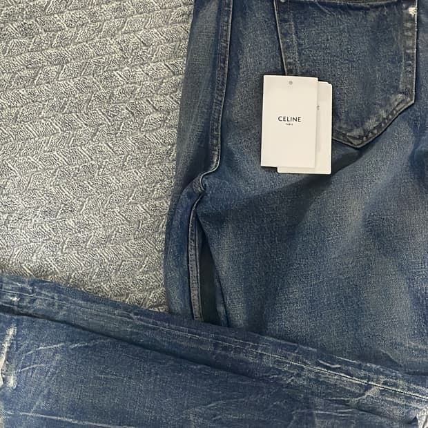 CELINE 문라이트 워싱 데님 진 팬츠 30