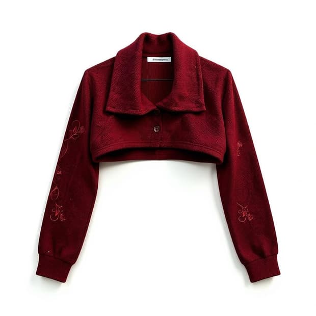 Setupexe 셋업이엑스이 투웨이 볼레로 가디건 레드 