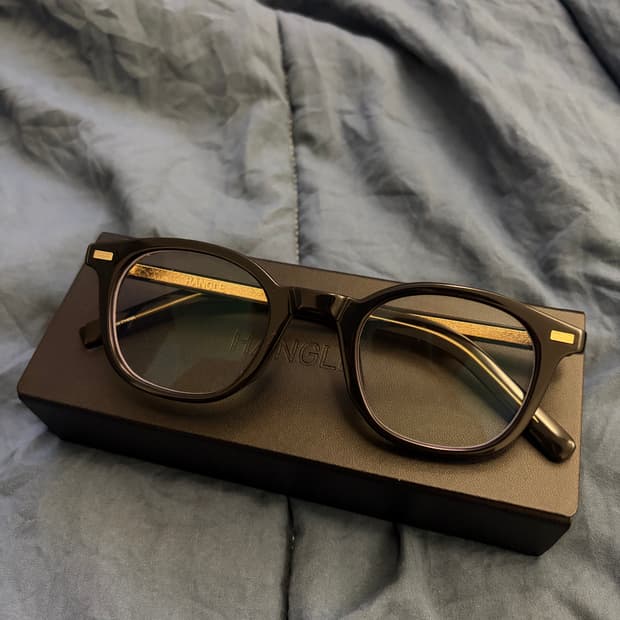 한글 안경 소월 블랙