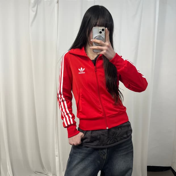 Adidas Red Firebird Track Jacket