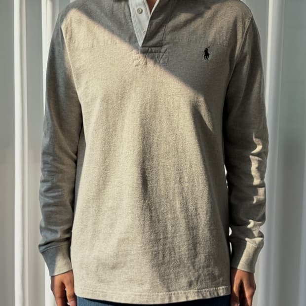 [L]폴로 랄프로렌 엘보 패치 럭비 티셔츠