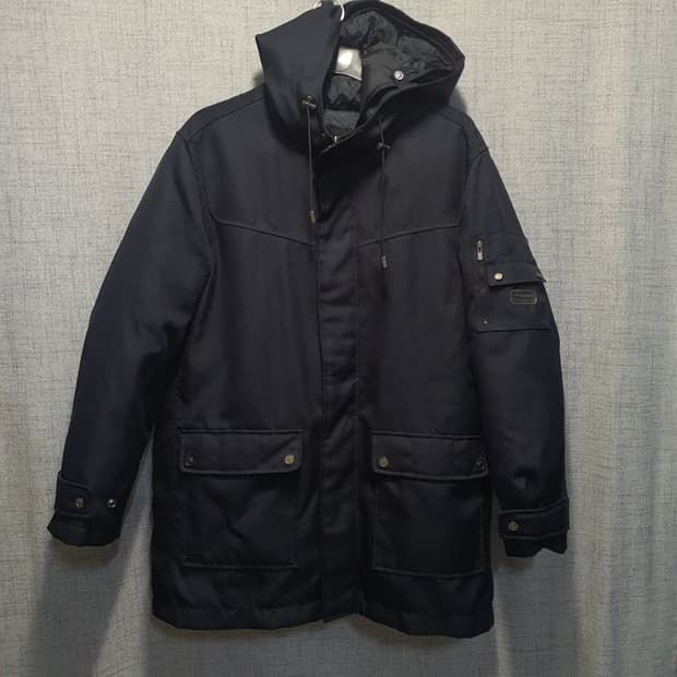 잭앤질 남성 후드 덕다운 패딩 파카 