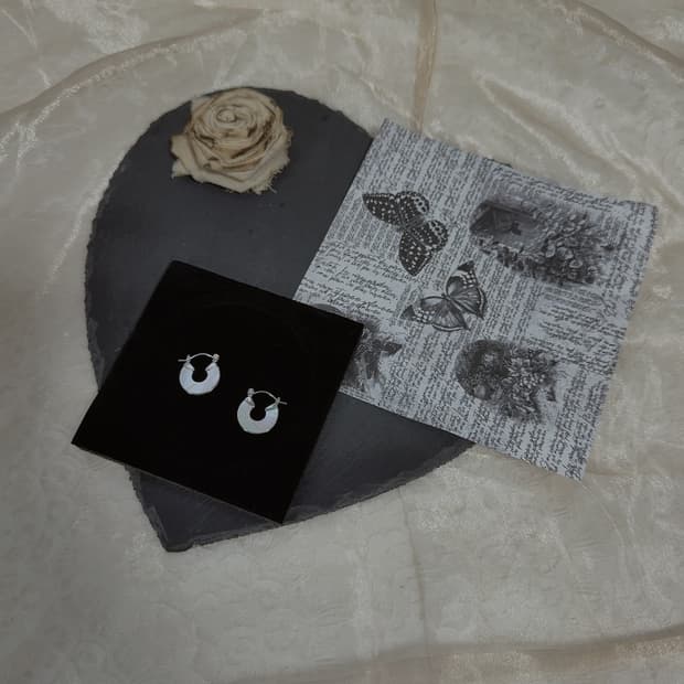 빈티지 쉘 귀걸이