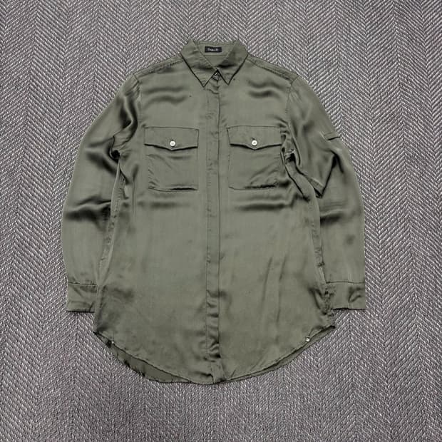 basile 28 새틴 블라우스 v2810