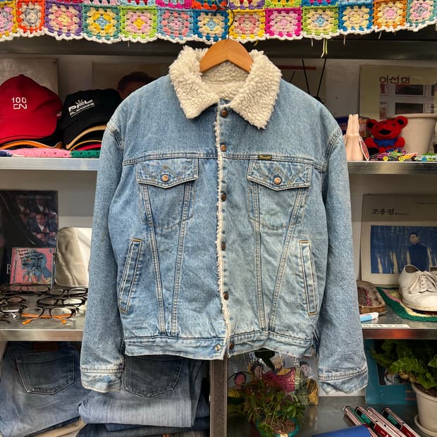 90s Wrangler Sherpa Denim Jacket
