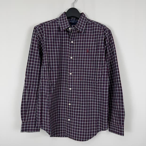 b129) 폴로랄프로렌 체크 셔츠