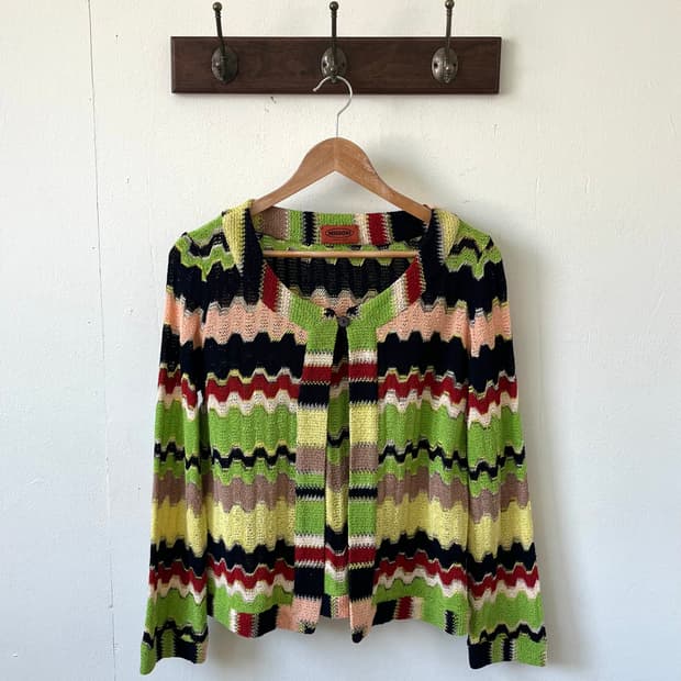 MISSONI 패턴 가디건