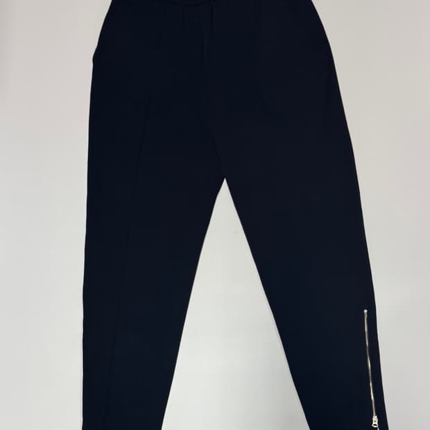 여성 한섬 시스템 밑단 지퍼 밴딩 슬랙스 28