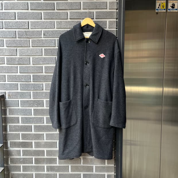 Danton 단톤 라이트 롱 코트 다크그레이 38
