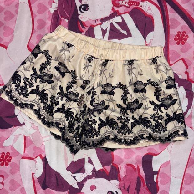 일본빈티지 로지타 갸루숏팬츠 양산형히메갸루