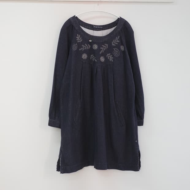 Drug store denim one-piece