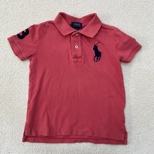 3T 폴로랄프로렌 키즈 카라 반팔티 0305M