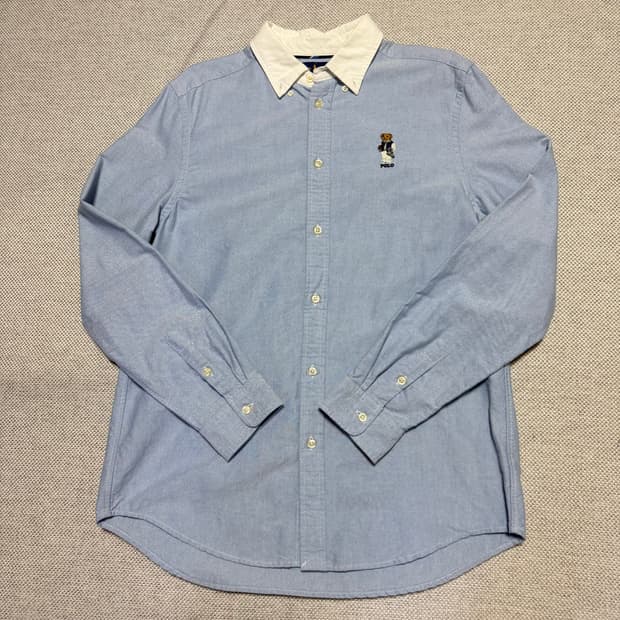 폴로 랄프로렌 베어 자수 옥스포드 셔츠