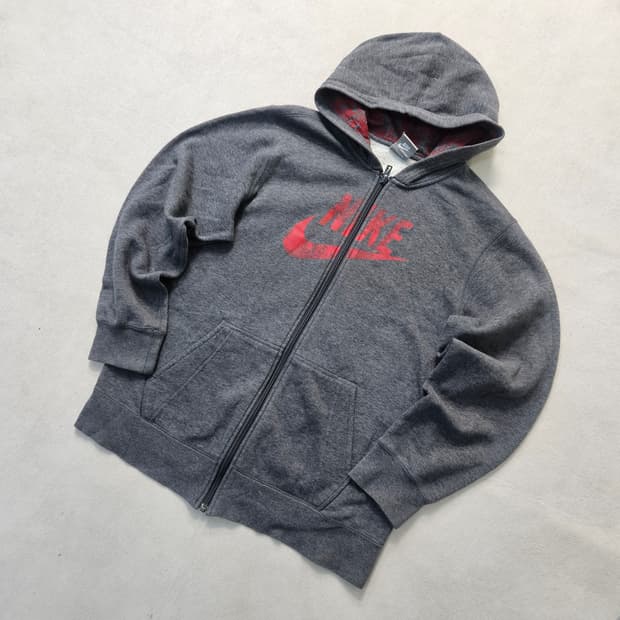 L 나이키 기모 후드집업 자켓 0326Y