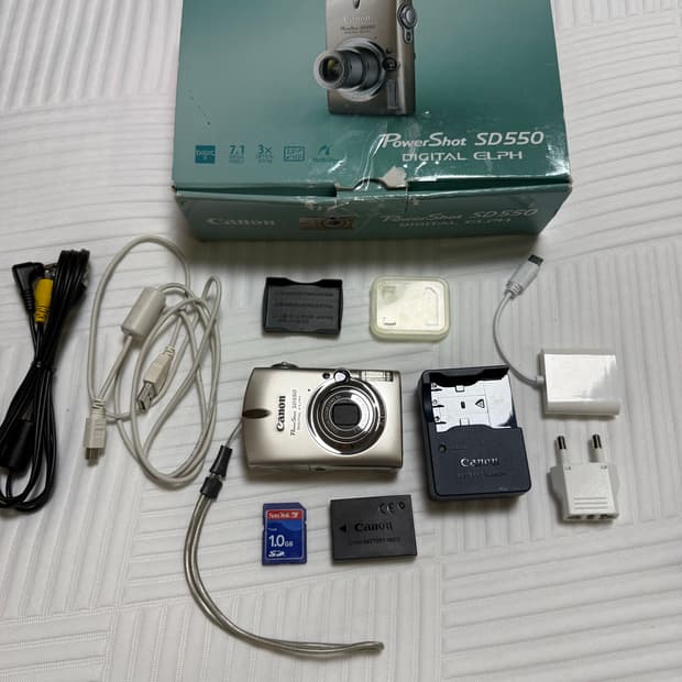  (풀박스)Canon 익서스 750/powershot sd550/ixy7