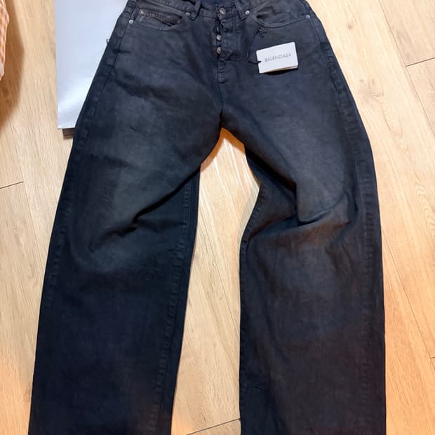 (s) 발렌시아가 26ss 블랙 데님
