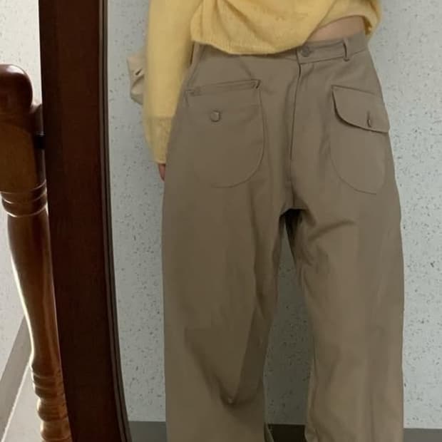 베이지 팬츠