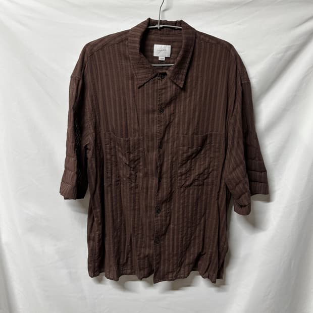 youth jacquard half shirt