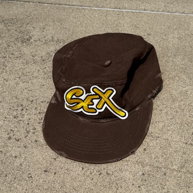 [U.S] matty logo destroyed pillbox cap 