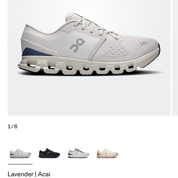 [새제품]온러닝 클라우드 X 4 라벤더 (245)