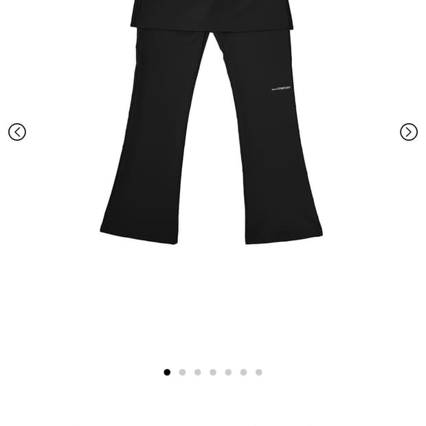 지초이컴포트 25-RE2 슬림 레이어드 팬츠(블랙)