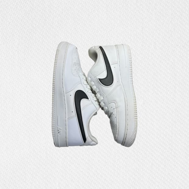 260 나이키 에어포스1 로우 화이트 블랙