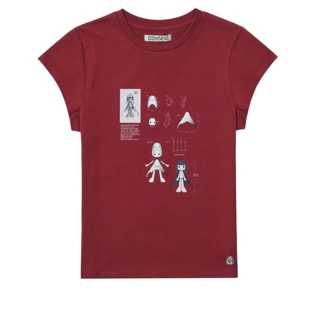 coyseio 코이세이오 LEGNA T-SHIRT RED