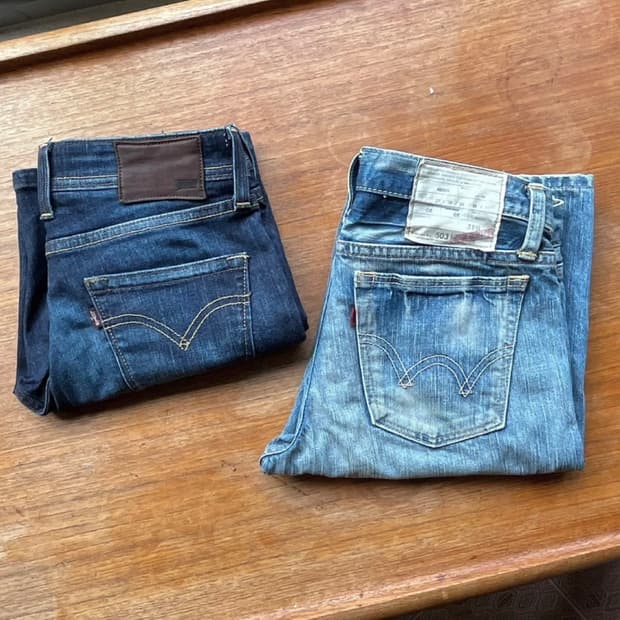 Levi's 리바이스, Edwin 에드윈 반바지 두벌 일괄