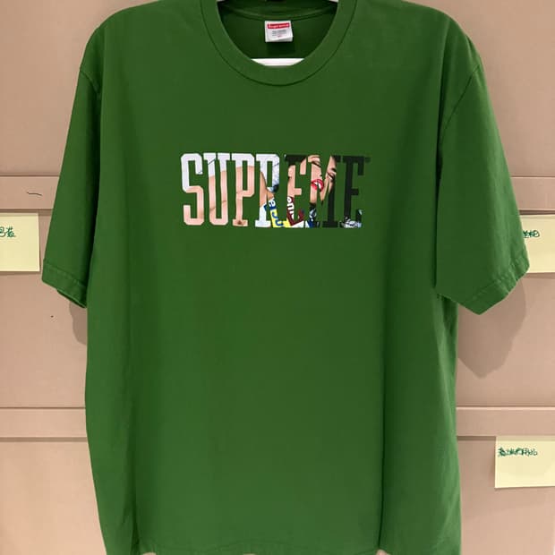 [새상품급-XL] 슈프림 테라 패트릭 티셔츠 그린 - 24FW 반팔