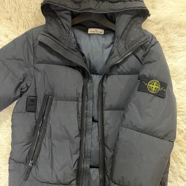 스톤아일랜드 크링클랩스 패딩 21fw