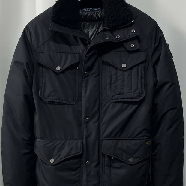 폴로 랄프로렌 말라드덕 시어링 보머 매키노 다운 필드자켓