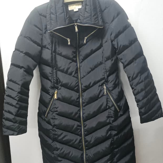 마이클코어스 블랙 다운 패딩 코트  XS